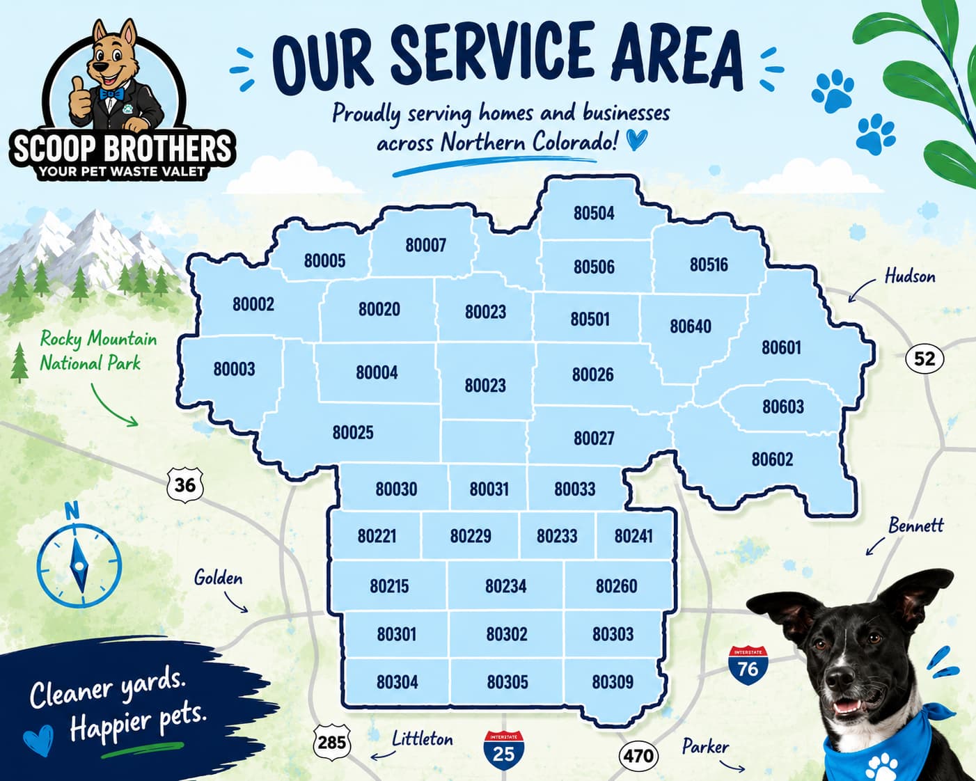 Denver Scoop Zip Map